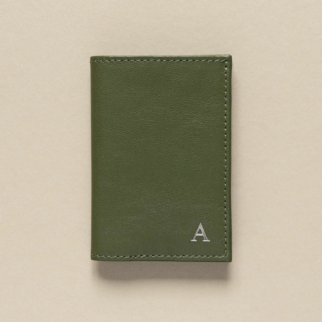 Mini Geldbörse Olivgrün – aus Premium Nappaleder