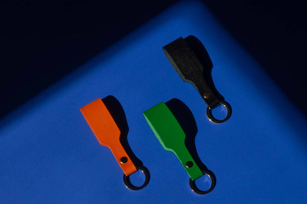 Schlüsselanhänger aus Premium Leder in verschiedenen Farben